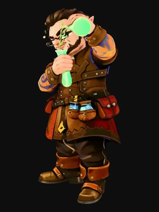3D model for Alchemist Goblin