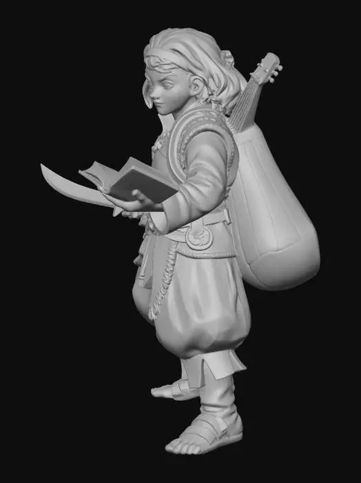 3D model for Adventurous Bardling