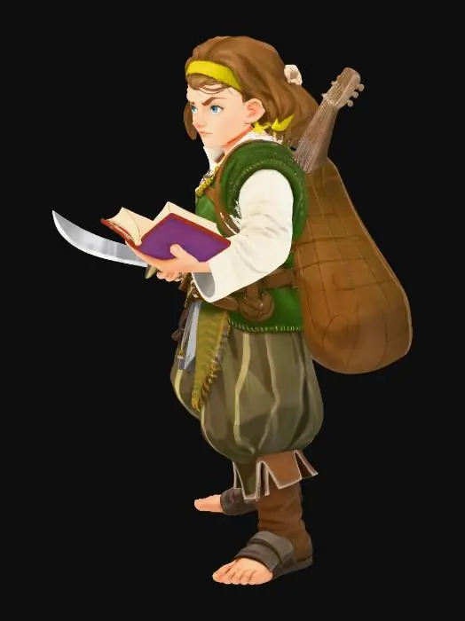 3D model for Adventurous Bardling