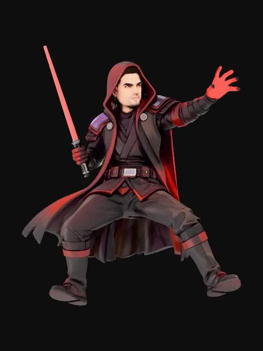 3D model for Dark Force Warrior