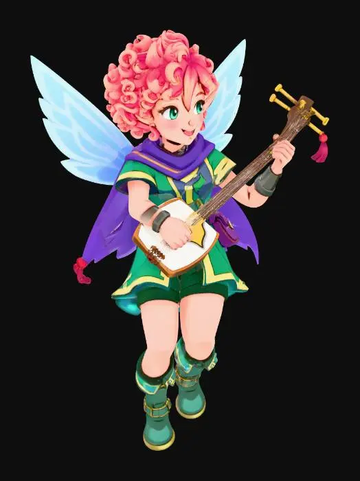 3D model for Melodic Sprite