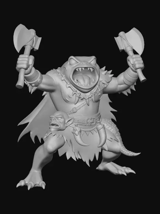 3D model for Battle Toad Warrior