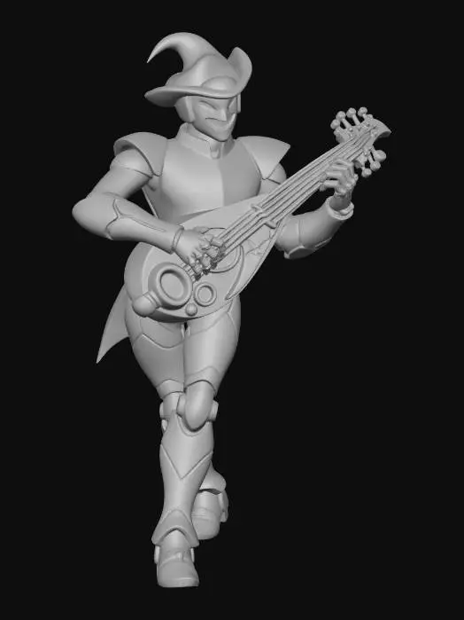 3D model for Cyber Minstrel