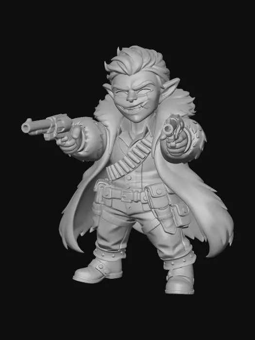 3D model for Hafling Gangster