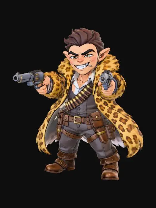 3D model for Hafling Gangster