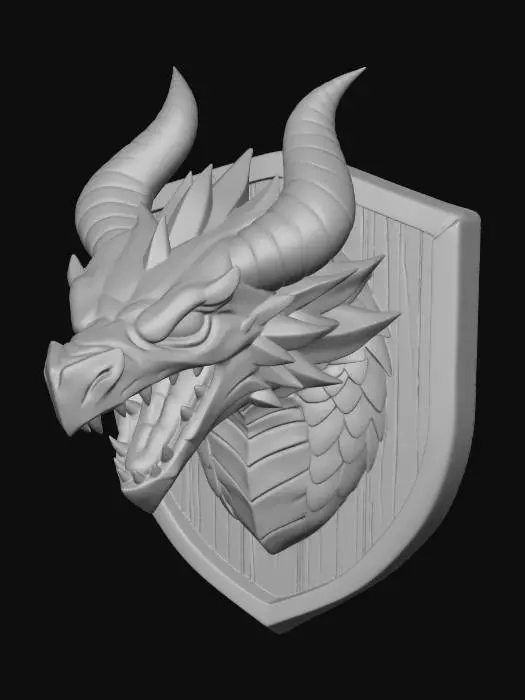 3D model for Fiery Guardian