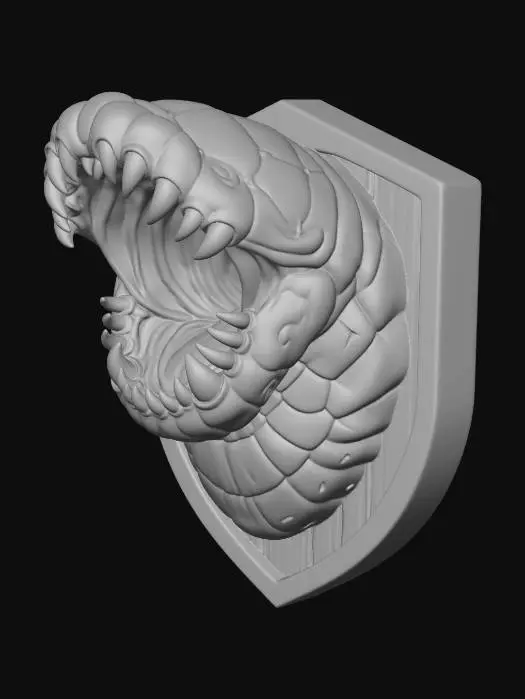 3D model for Vibrant Maw Trophy