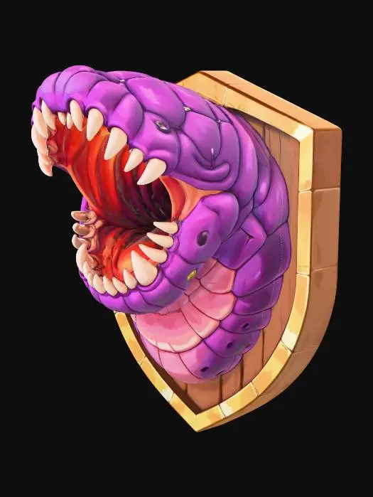 3D model for Vibrant Maw Trophy