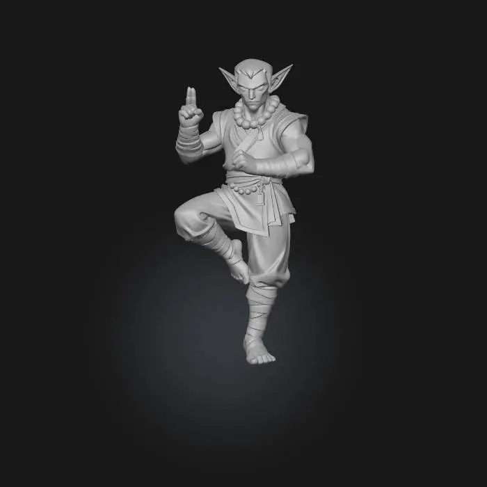 3D model for Monk
