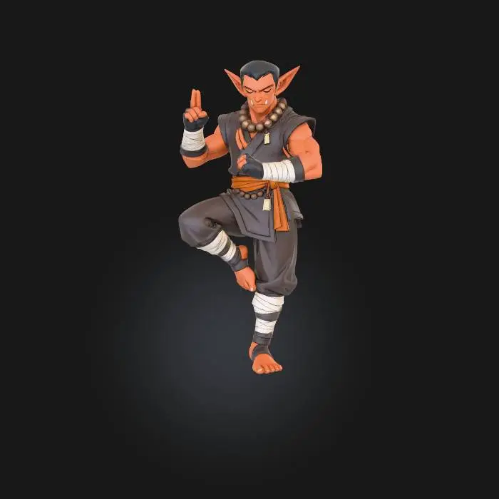 3D model for Monk