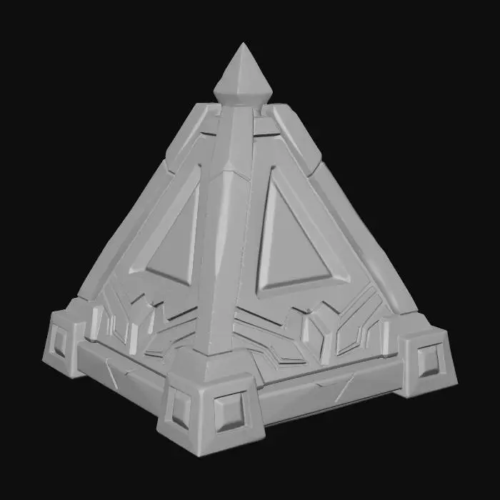 3D model for Crimson Pyramid Core