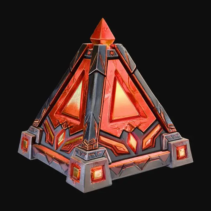 3D model for Crimson Pyramid Core