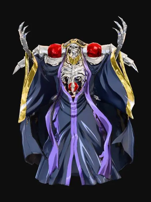 3D model for Ainz Ooal Gown