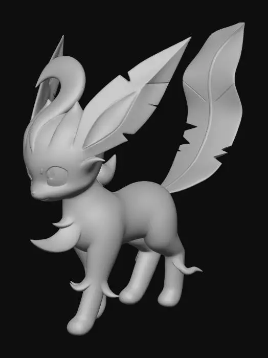 3D model for Leafeon