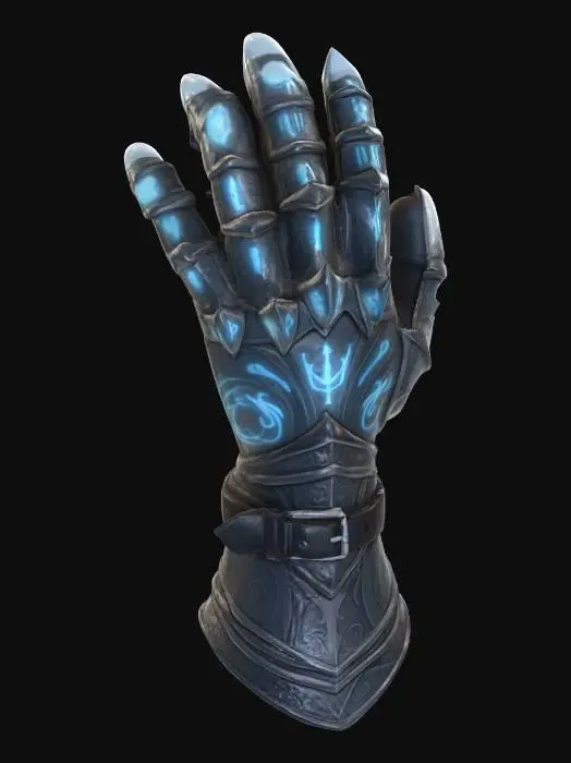 3D model for Arcane Gauntlet