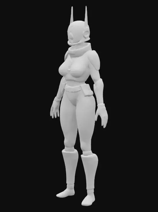 3D model for Huntress