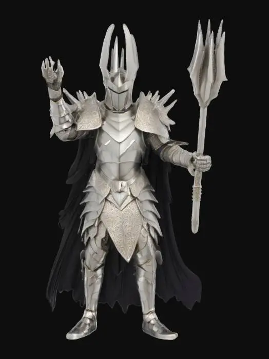 3D model for Dark Armored Sentinel