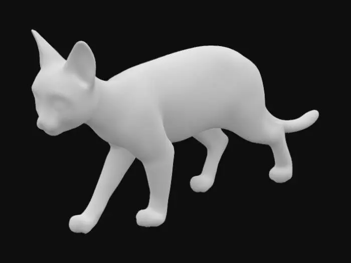 3D model for Walking Cat
