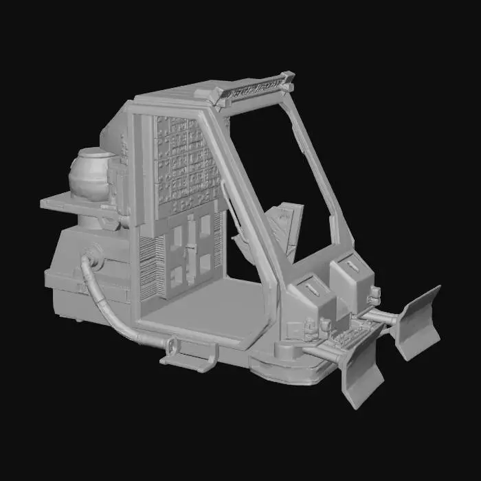 3D model for Urban Industrial Transporter cart