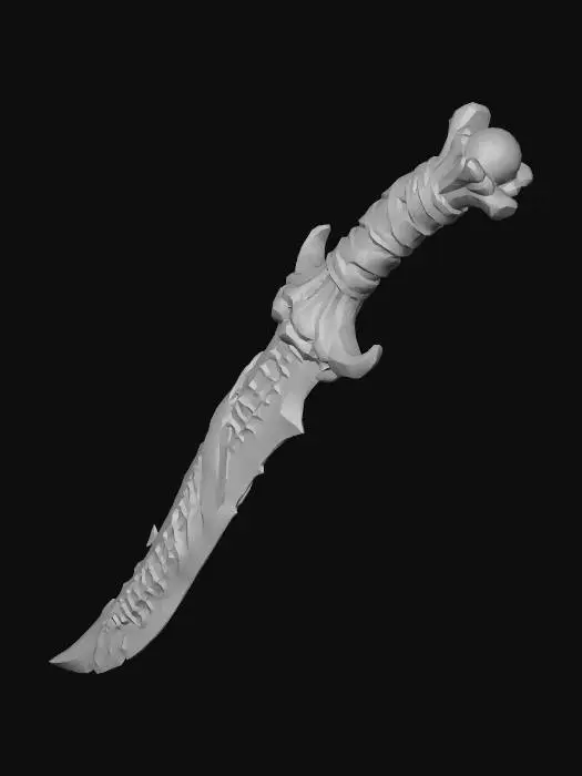 3D model for Flameblade Dagger
