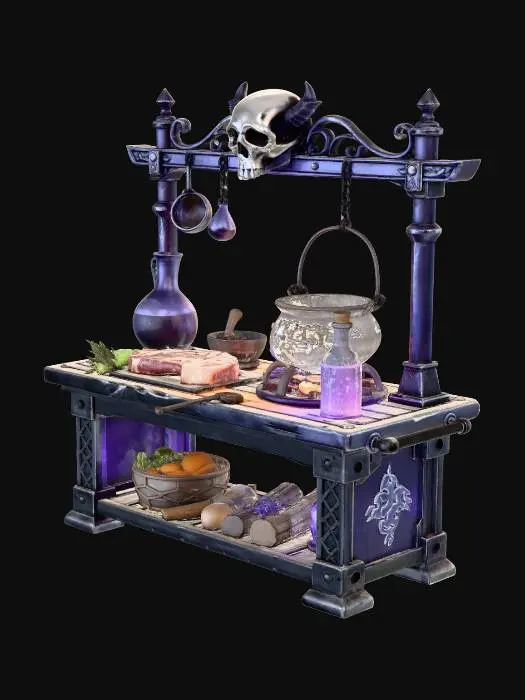 3D model for 魔界烹饪台