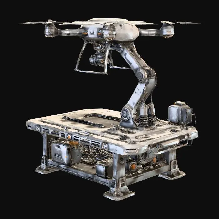 3D model for 战斗无人机工作台