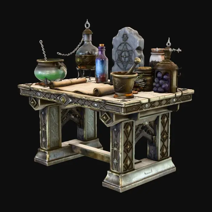 3D model for 魔界药剂台