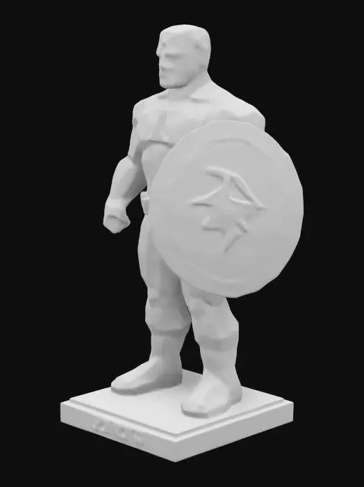 3D model for Wooden Hero