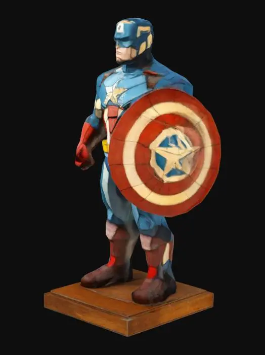 3D model for Wooden Hero