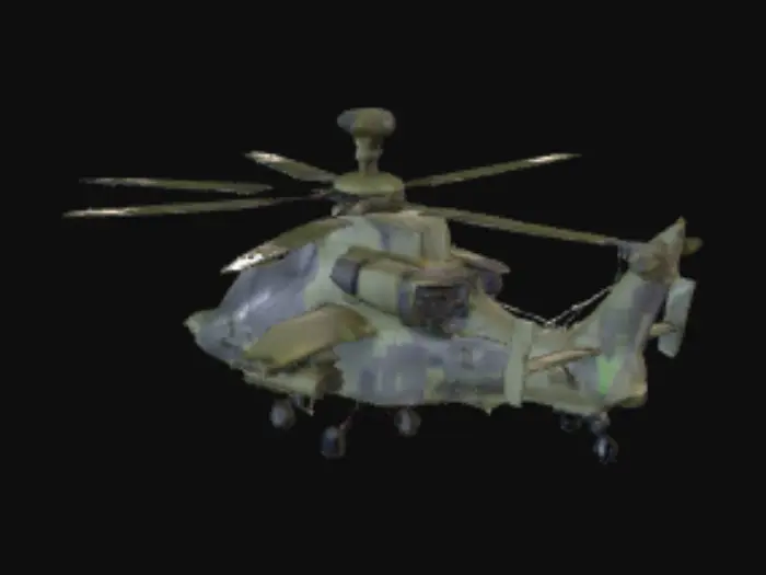 3D model for Helicopter in Flight