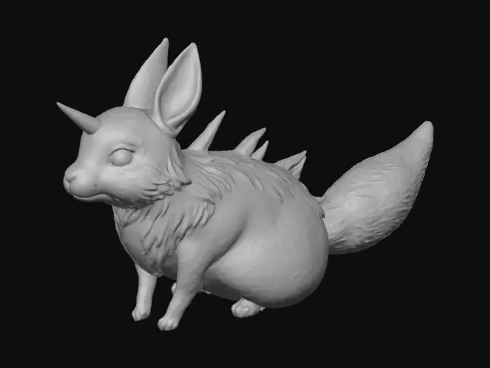 3D model for Mystical Bunny