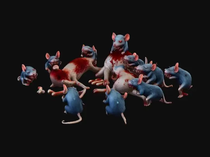 3D model for Feast of the Feral Rodents