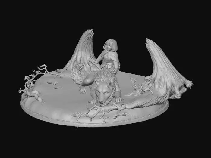 3D model for Wolf's End