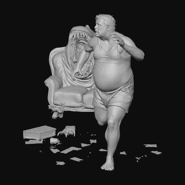 3D model for Couch Monster Escape