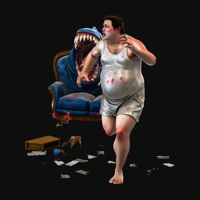 3D model for Couch Monster Escape