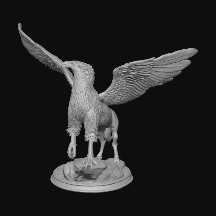 3D model for Mystical hippogriff