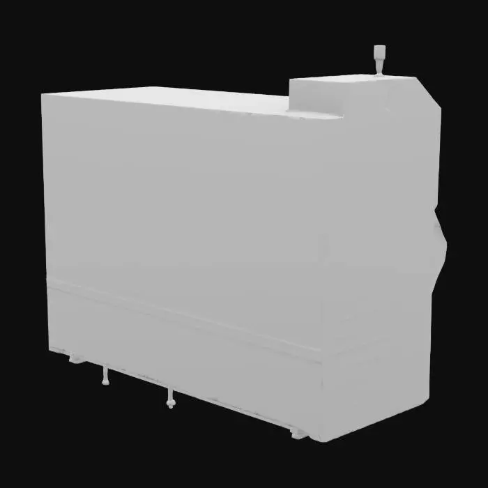 3D model for Industrial Vacuum Chamber Machine