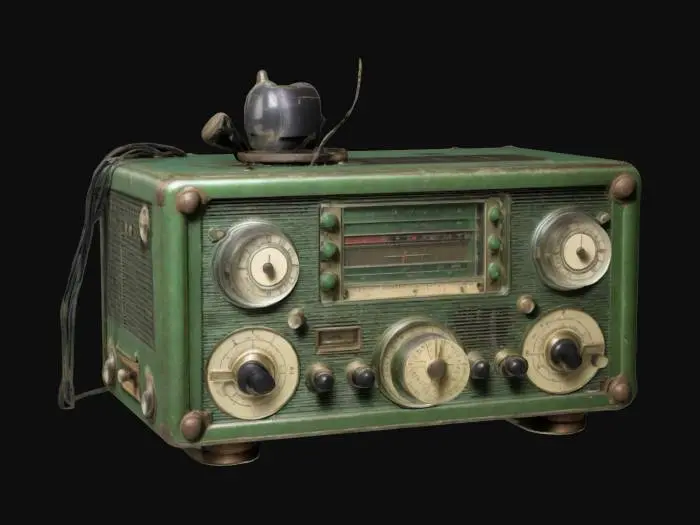3D model for Vintage Receiver