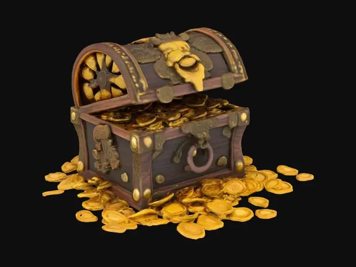 3D model for Treasure Overflow 