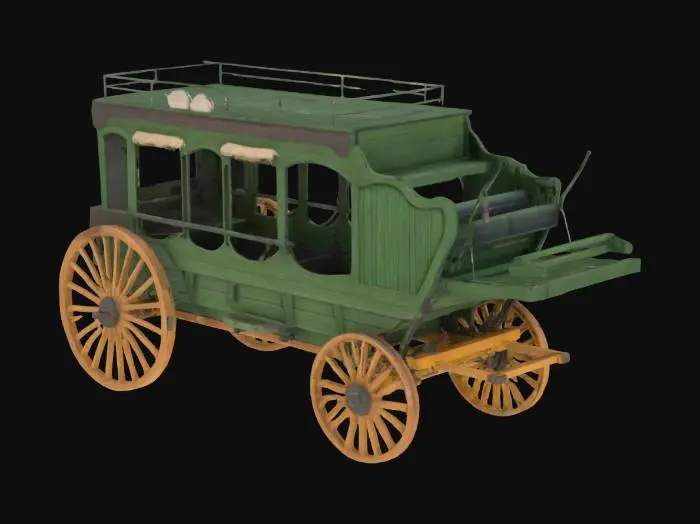 3D model for Desert Stagecoach