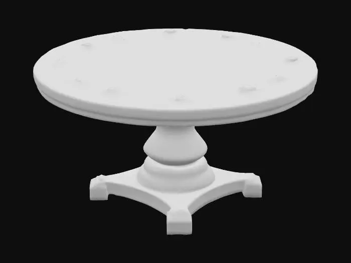 3D model for Rustic Game Table