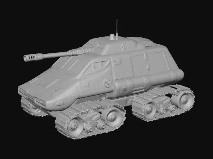 3D model for SHADO Tank Mk II