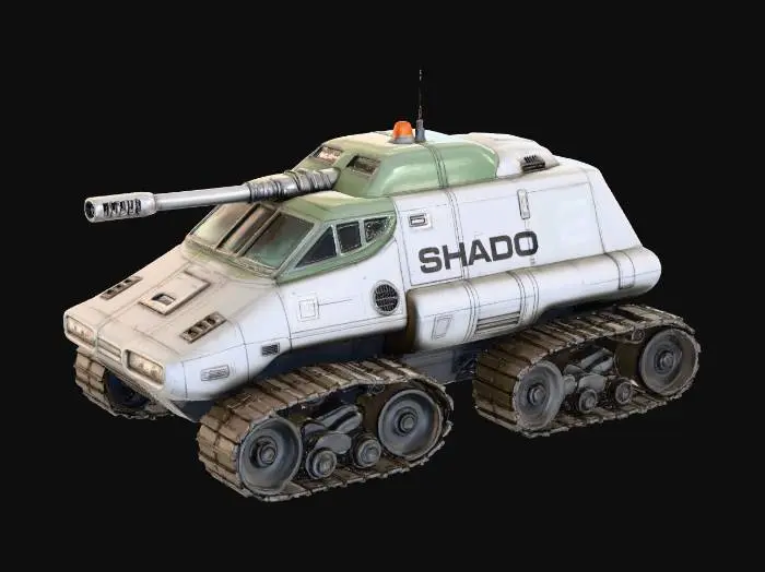 3D model for SHADO Tank Mk II