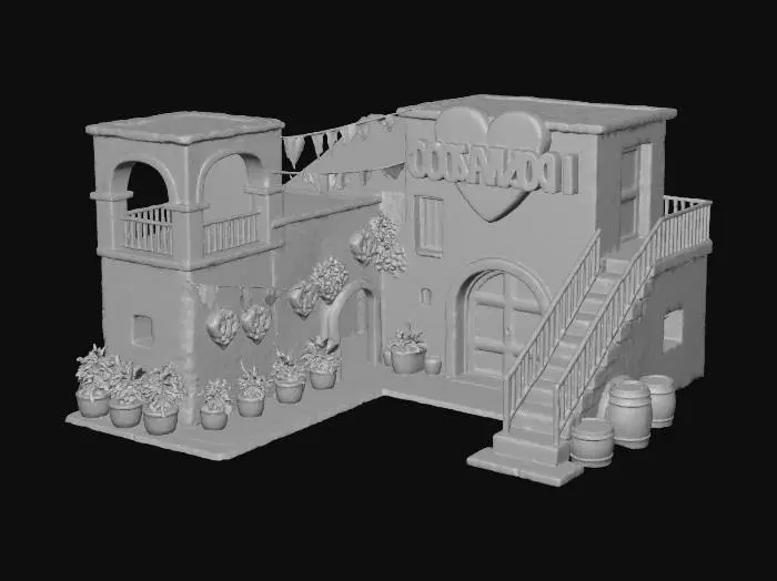 3D model for Casa Corazón