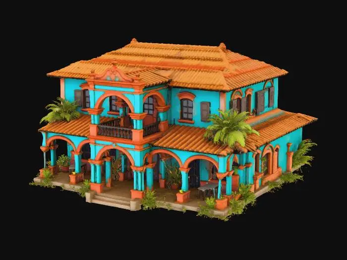3D model for Casa Caribeña