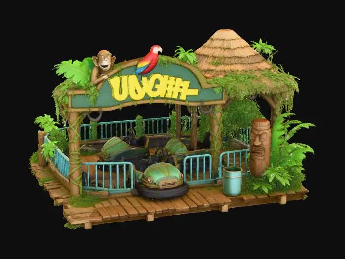 3D model for Jungle Ride Adventure