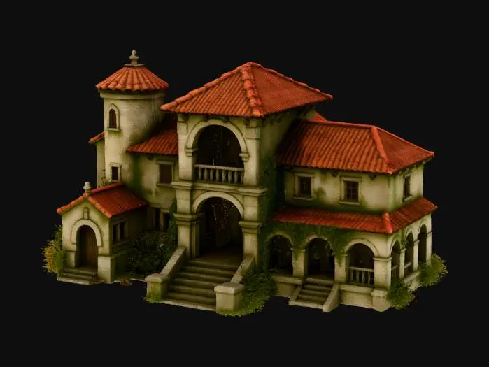 3D model for Villa of Solitude