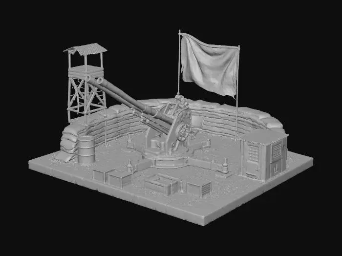 3D model for Artillery Station