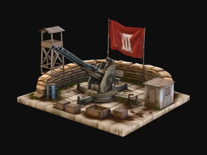 3D model for Artillery Station