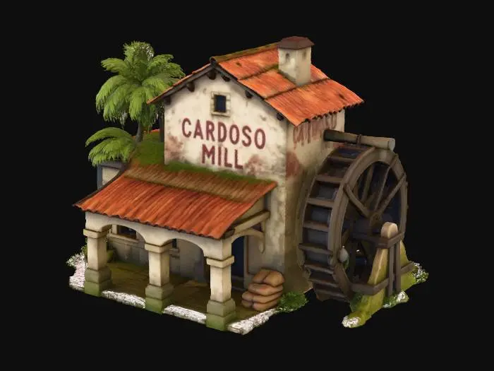 3D model for Cardoso Mill
